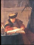 Jean Simeon Chardin Le philosophe lisant France oil painting artist